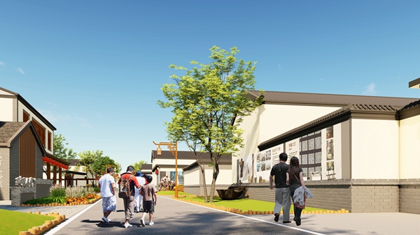 汶上縣南旺鎮(zhèn)壩上村沿運河廊道